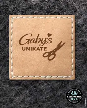 Leder Label Mit Wunschtext