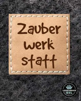Lederlabels Kleidung