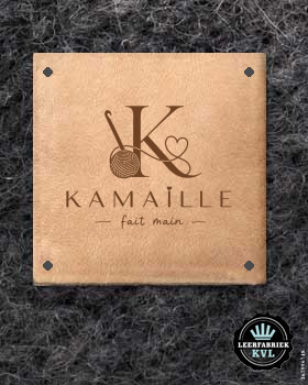 24 Lederlabels | Lederlabel mit Logo | Korkleder Label | Vegane Lederlabels