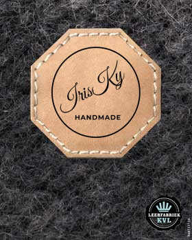 24 Lederlabels | Lederlabel mit Logo | Korkleder Label | Vegane Lederlabels