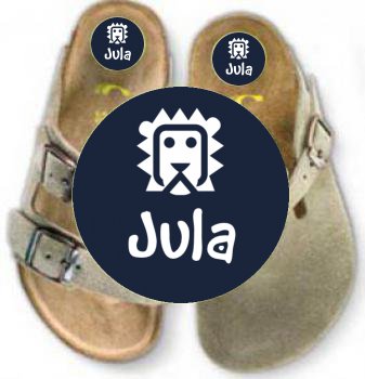 Schuhklebetiketten