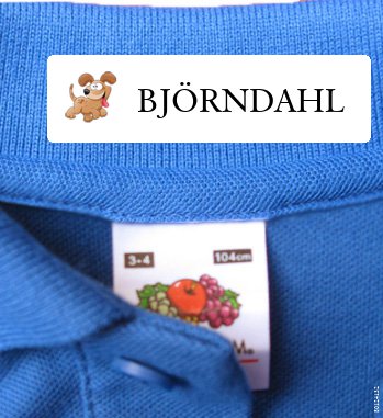 Iron Clothing Labels